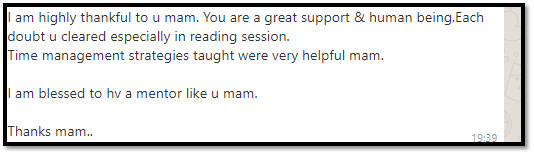 Student feedback image 1 published by IELTS Gurukul