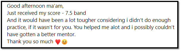 Student feedback image 9 published by IELTS Gurukul
