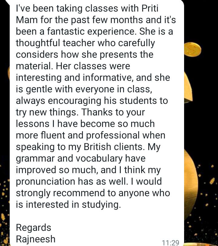 Student feedback image 25 published by IELTS Gurukul